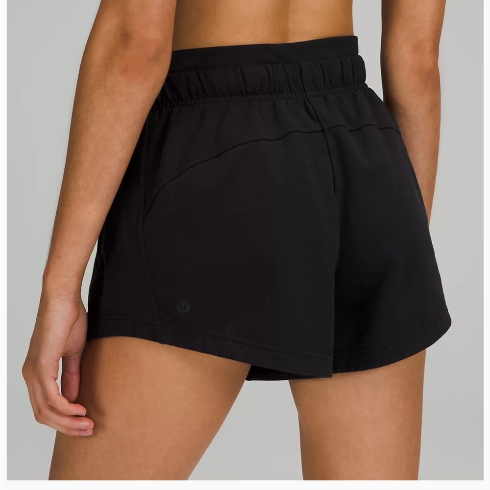 Black Lululemon High Rise Short
